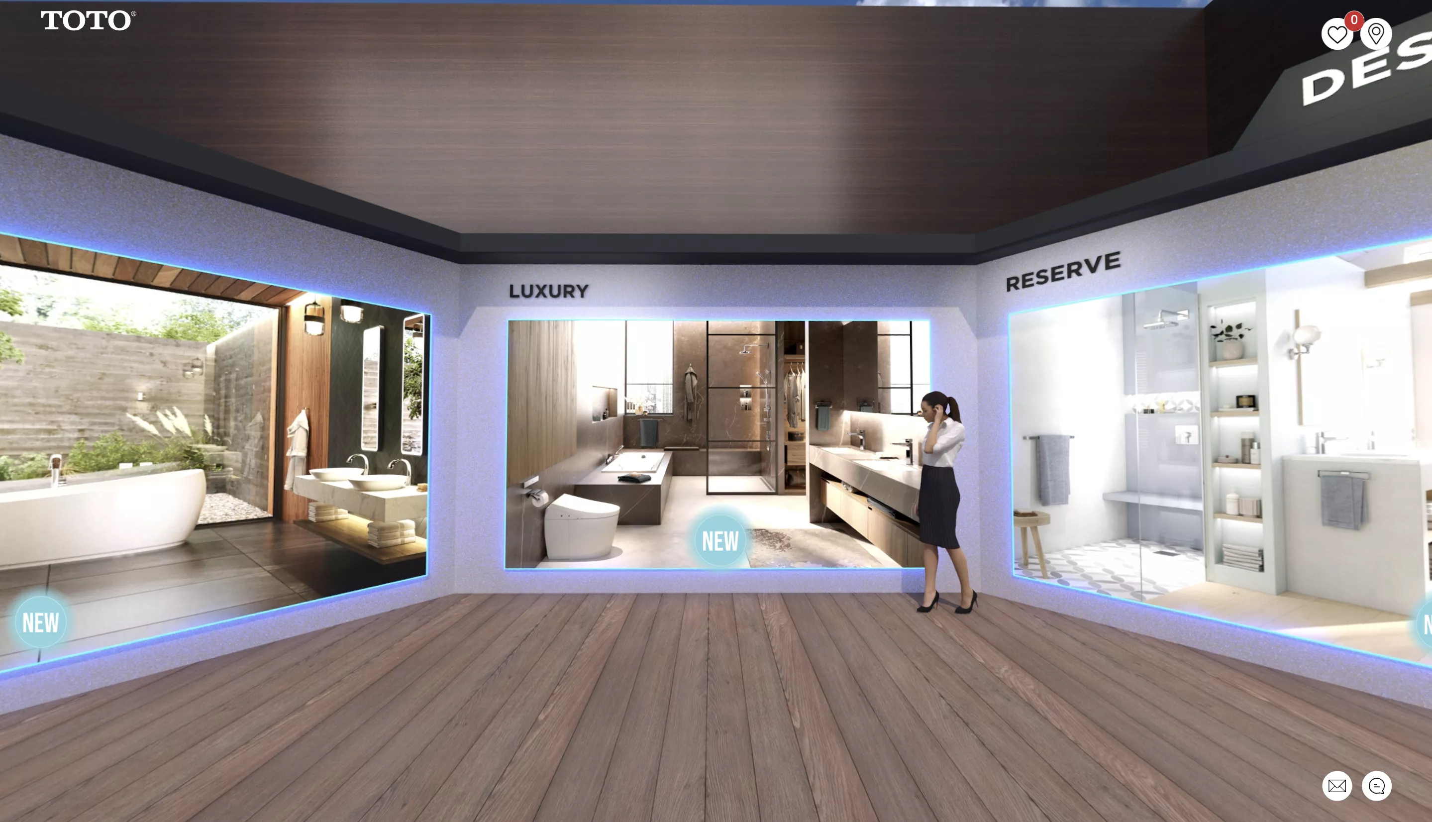 Image of TOTO's "Shop the Look" Suites